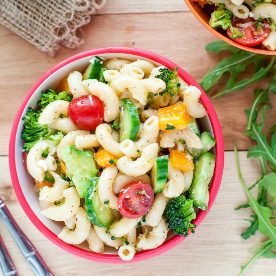 Classic Italian Veggie Pasta Salad