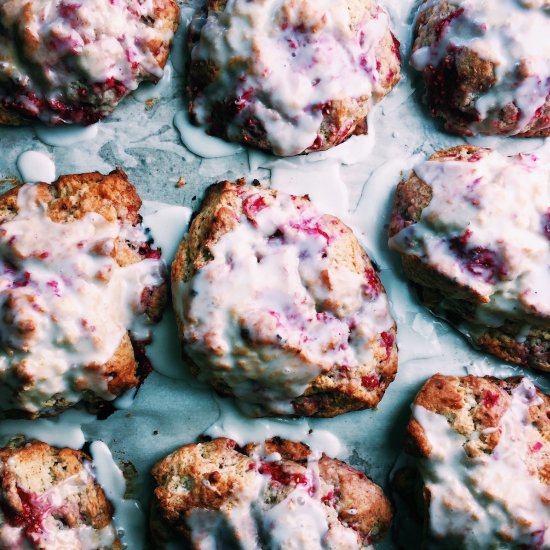 Petite Raspberry Scones