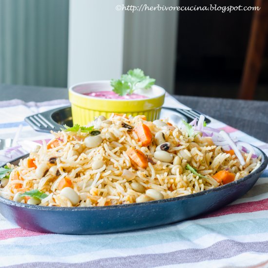 African Black Eyed Peas Rice