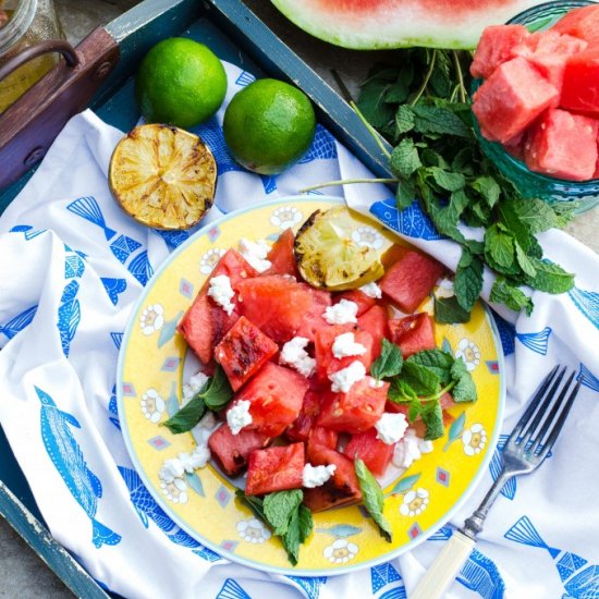 Grilled Watermelon Salad