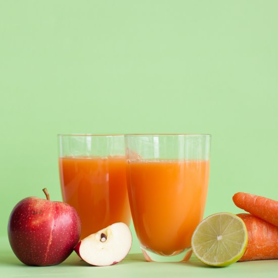 Carrot Lime & Apple Juice