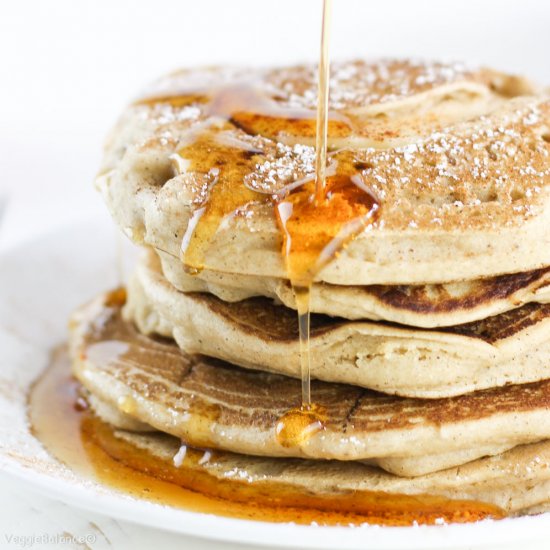 The BEST Cinnamon Pancakes