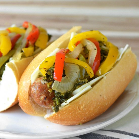 Sausage and Pepper Sandwich