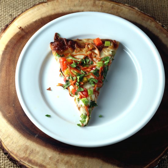 Vegetarian Thai Pizza