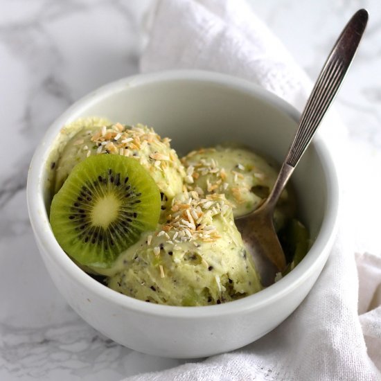 Lemongrass & Kiwi Coconut Sorbet