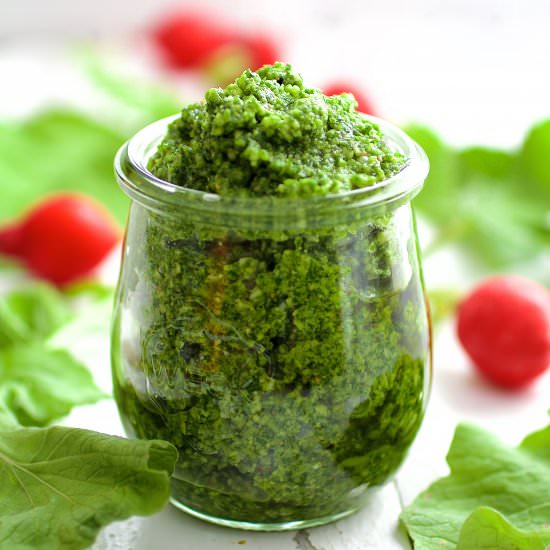 Radish Greens Pesto