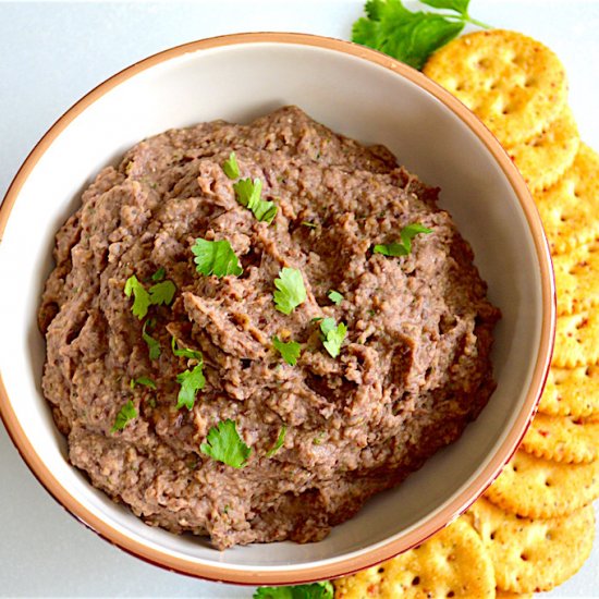 Eggplant Black Bean Dip