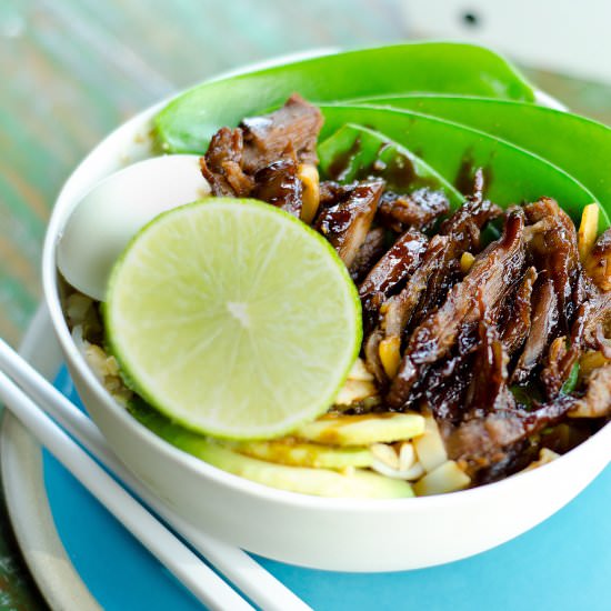 Asian Style Sticky Lamb