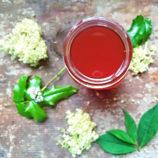 Homemade Elderflower Cordial