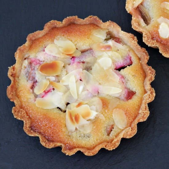 Rhubarb Frangipane Tartlets