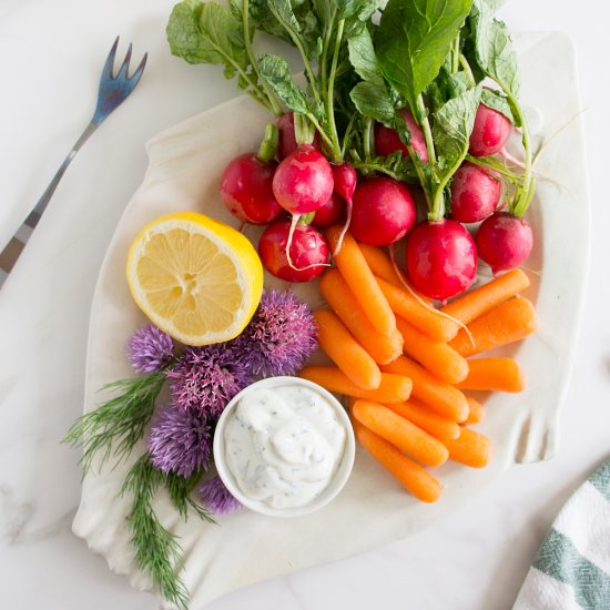 Light & Lemony Herb Dip