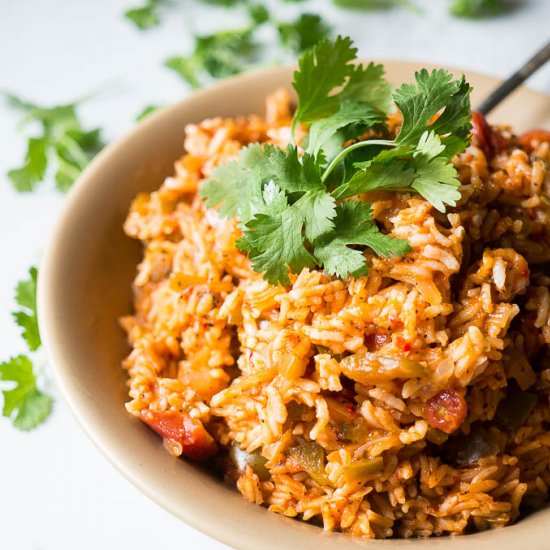 Pressure Cooker Spanish Rice