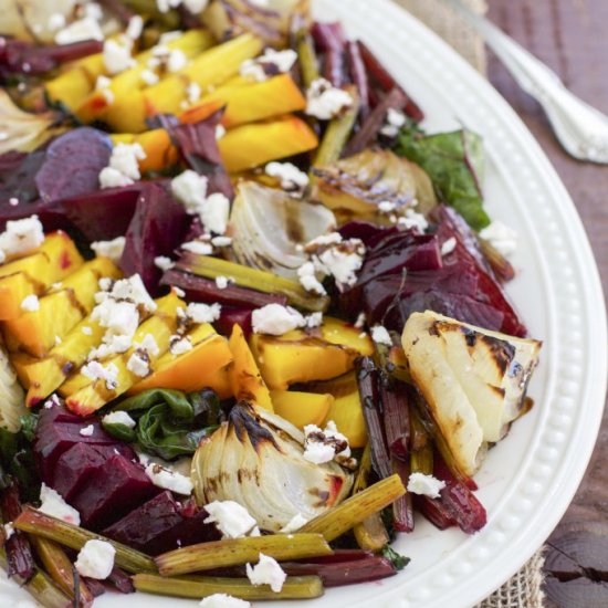 Roasted Beet & Onion Salad