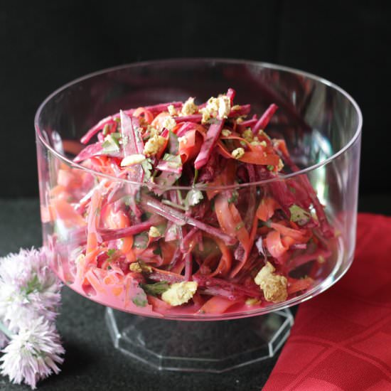 Carrots and Beet Slaw