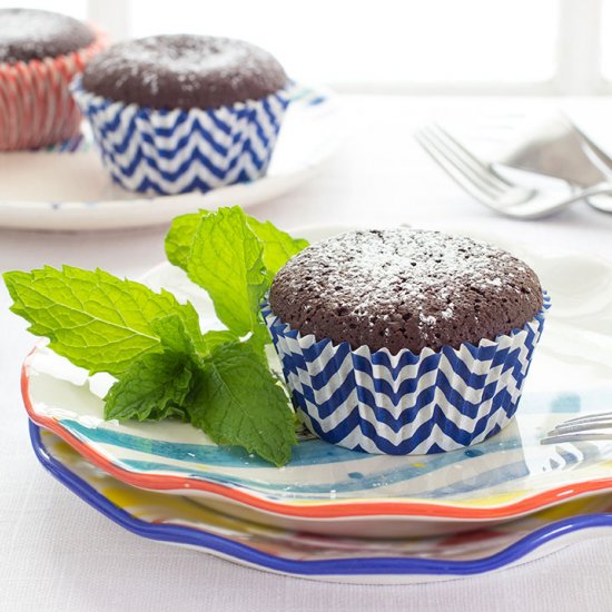 Flourless Chocolate Cupcakes