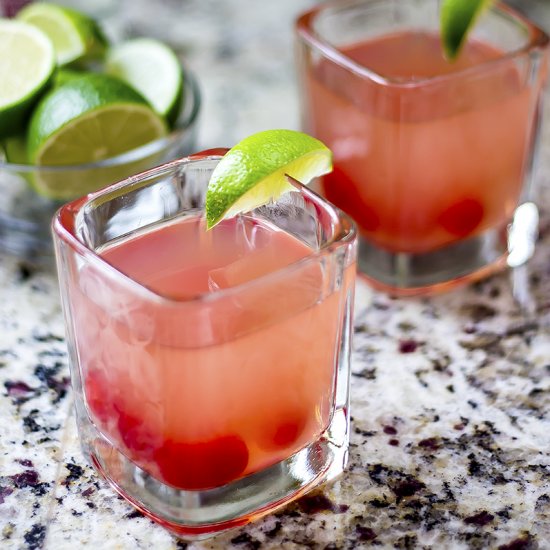 Cherry Limeade Vodka Cocktails