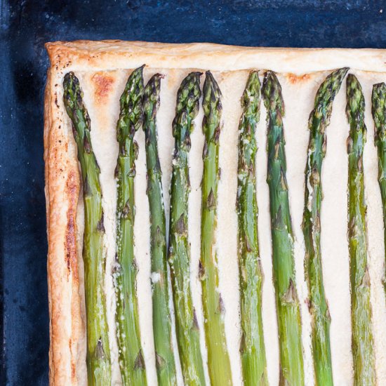 Lemon Asparagus Tart