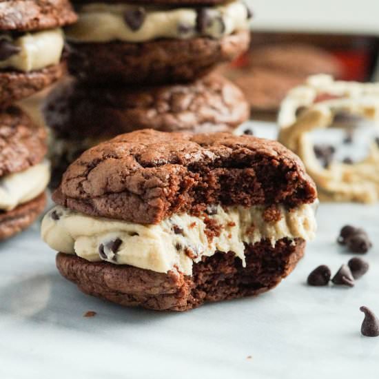 Brownie Chocolate Chip Cookie Dough