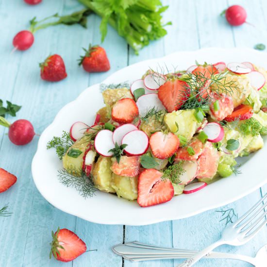 Potato and Strawberry Salad