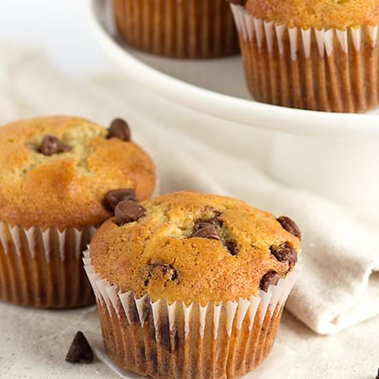 Banana Chocolate Chip Muffins