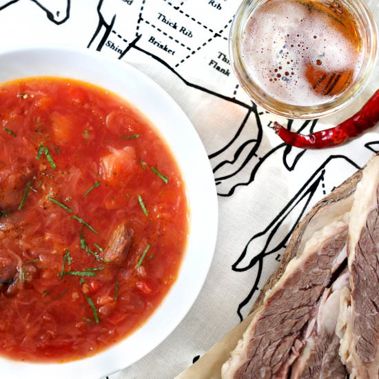 Ukrainian borsch