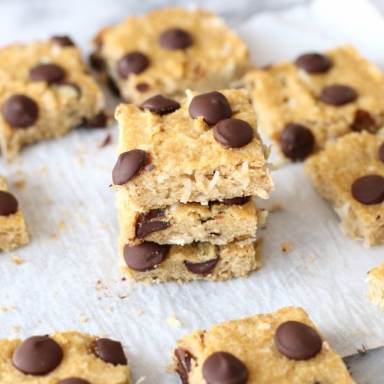 Coconut Chocolate Chip Bars