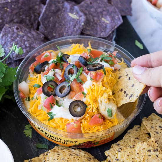 Mexican Layered Hummus Dip