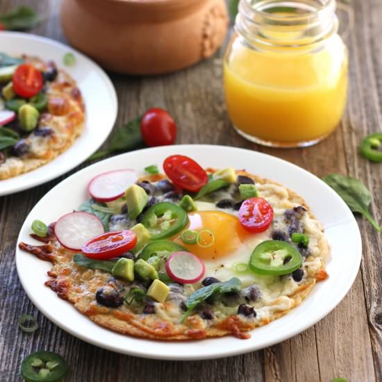 Baked Egg Tostadas