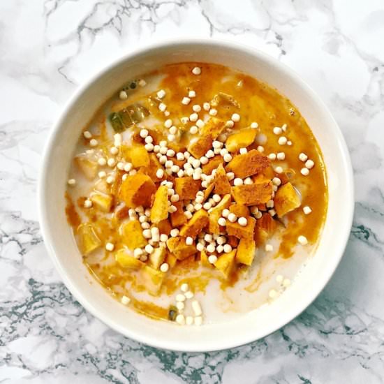 Fruit & Almond Milk Power Bowls