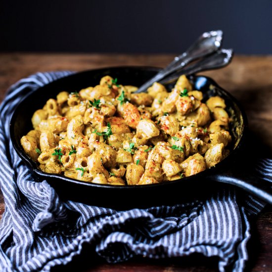 Vegan Cauliflower Mac & Cheese