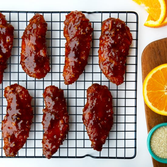 Baked Orange Chicken Tenders