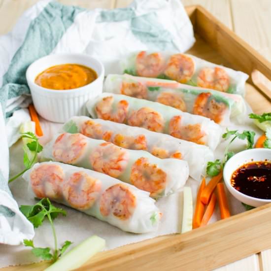 Vietnamese Healthy Spring Rolls