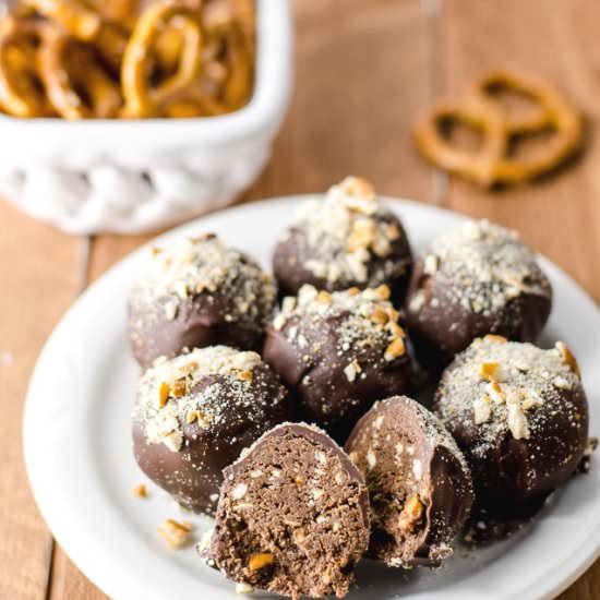 Nutella Pretzel Truffles