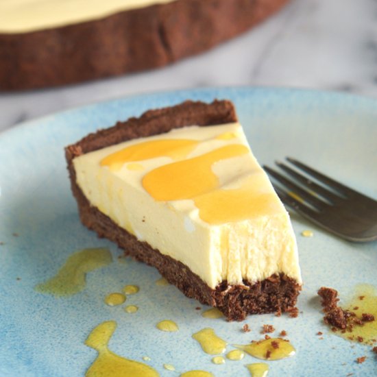 Milk Chocolate Passion Fruit Tart