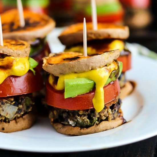 Vegan Sweet Potato Sliders