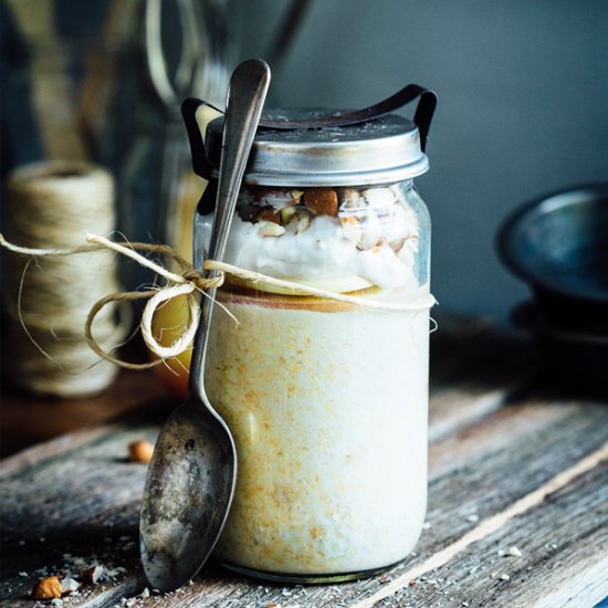 Peanut Butter Apple Oats Jar