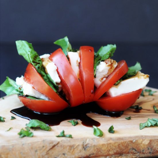 Single Serving Vegan Caprese Salad