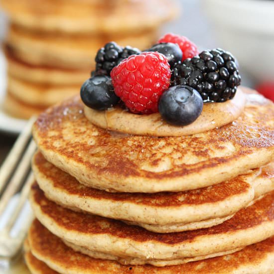 Almond Butter Pancakes