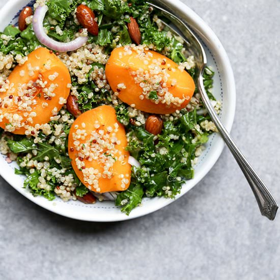 Kale, Apricot and Quinoa Salad