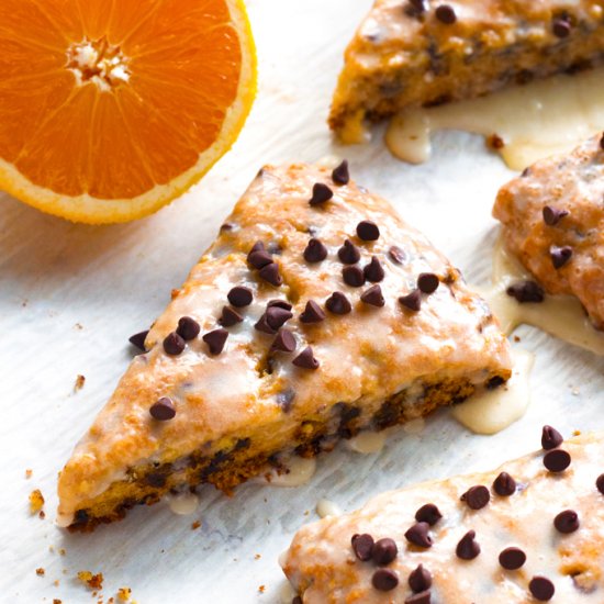 Gluten-Free Orange Choc Chip Scones