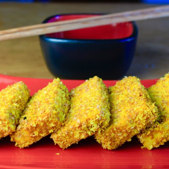 Baked Coconut Crusted Tofu