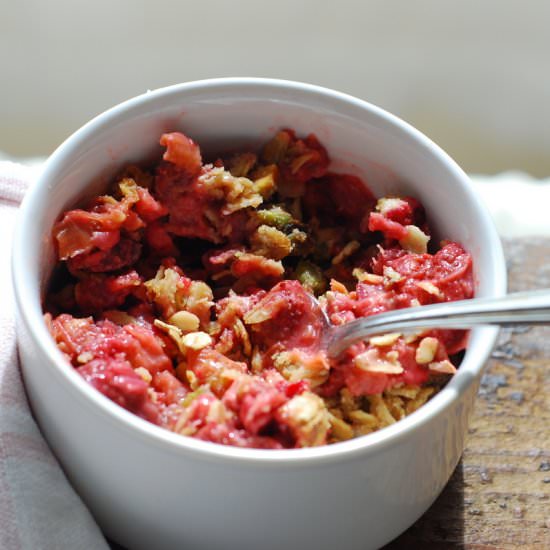 Strawberry Rhubarb Crisp