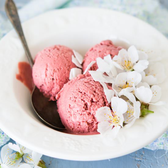 Healthy Strawberry Ice-Cream