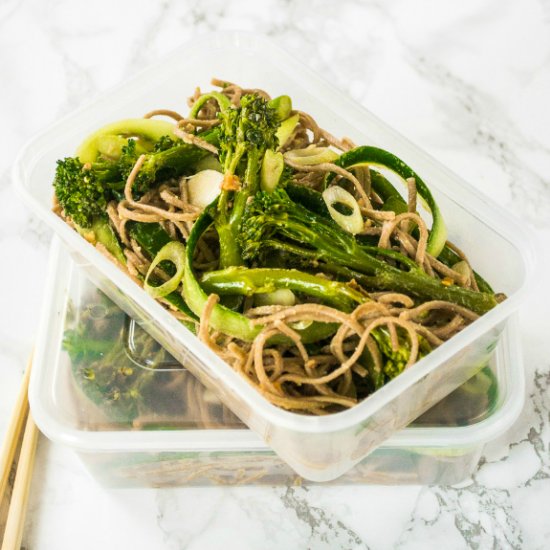 Tenderstem & Cucumber Soba Salad