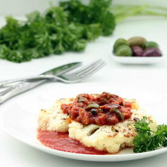 Cauliflower Steaks (GF, V)