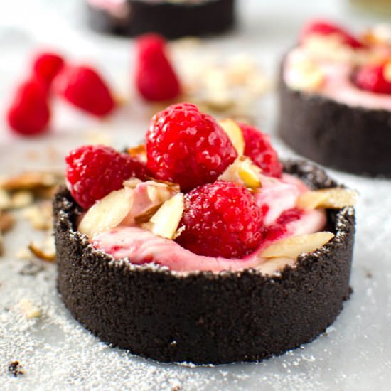 No Bake Raspberry Cheesecake