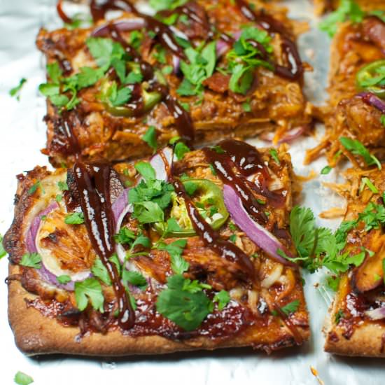 Easy BBQ Chicken Pizza