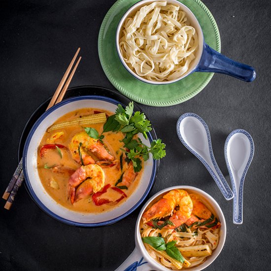 Thai Red Curry Noodle Soup