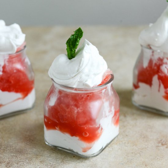 Boozy Watermelon Granitas