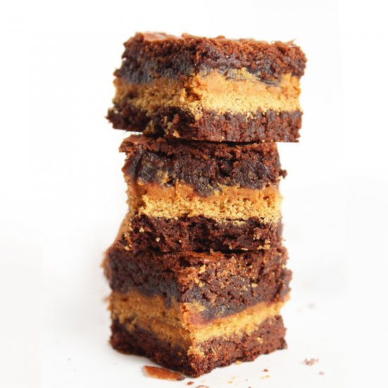 PB Graham Cracker Brownies